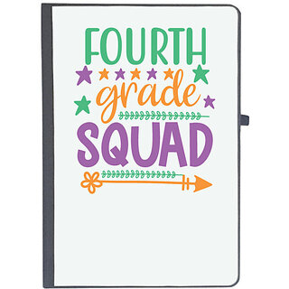                       UDNAG Ruled Notebook Diary 'Teacher Student | fourth grade squadd', [A5 80Pages 80GSM]                                              