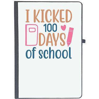                       UDNAG Ruled Notebook Diary 'Teacher Student | i kicked 100', [A5 80Pages 80GSM]                                              