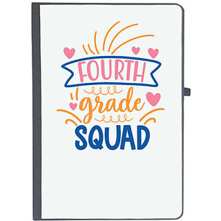                       UDNAG Ruled Notebook Diary 'Teacher Student | fourth grade squad', [A5 80Pages 80GSM]                                              