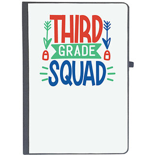                       UDNAG Ruled Notebook Diary 'Teacher Student | 3rd grade squad', [A5 80Pages 80GSM]                                              