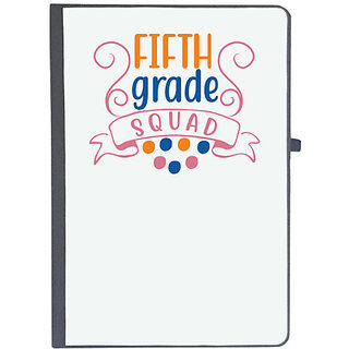                       UDNAG Ruled Notebook Diary 'Teacher Student | fifth grade squad', [A5 80Pages 80GSM]                                              