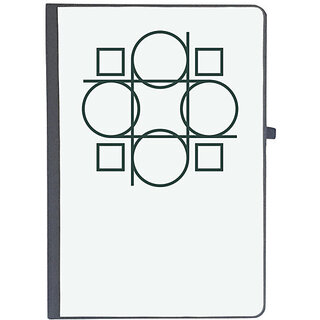                       UDNAG Ruled Notebook Diary 'Square and ring | Drawing', [A5 80Pages 80GSM]                                              
