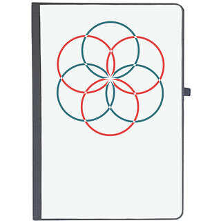                       UDNAG Ruled Notebook Diary 'Ring flower | Drawing', [A5 80Pages 80GSM]                                              