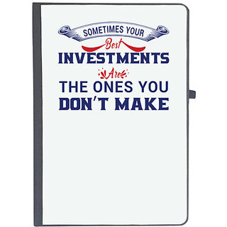                       UDNAG Ruled Notebook Diary 'Investment | Donalt Trump', [A5 80Pages 80GSM]                                              