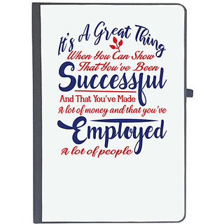                       UDNAG Ruled Notebook Diary 'Succesfull employed | Donalt Trump', [A5 80Pages 80GSM]                                              