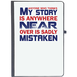                       UDNAG Ruled Notebook Diary 'My story is everywhere | Donalt Trump', [A5 80Pages 80GSM]                                              