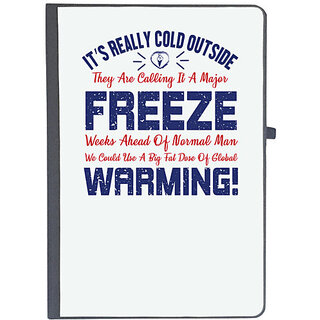                       UDNAG Ruled Notebook Diary 'Freez warming | Donalt Trump', [A5 80Pages 80GSM]                                              