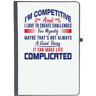                       UDNAG Ruled Notebook Diary 'Complicated | Donalt Trump', [A5 80Pages 80GSM]                                              