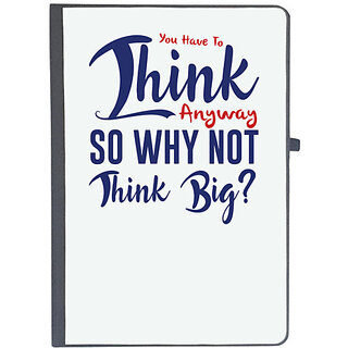                       UDNAG Ruled Notebook Diary 'Think big | Donalt Trump', [A5 80Pages 80GSM]                                              