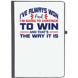                       UDNAG Ruled Notebook Diary 'To win | Donalt Trump', [A5 80Pages 80GSM]                                              