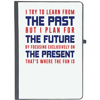                       UDNAG Ruled Notebook Diary 'The Past the future the present | Donalt Trump', [A5 80Pages 80GSM]                                              
