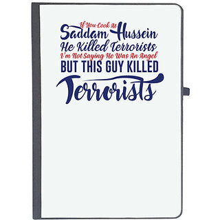                       UDNAG Ruled Notebook Diary 'Terrorists | Donalt Trump', [A5 80Pages 80GSM]                                              