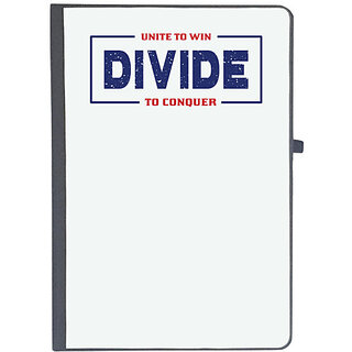                       UDNAG Ruled Notebook Diary 'Divide | Donalt Trump', [A5 80Pages 80GSM]                                              