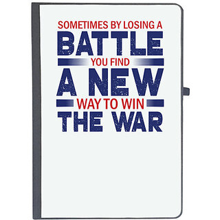                       UDNAG Ruled Notebook Diary 'Battle war | Donalt Trump', [A5 80Pages 80GSM]                                              