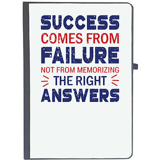                       UDNAG Ruled Notebook Diary 'Success failure answers | Donalt Trump', [A5 80Pages 80GSM]                                              