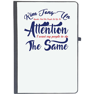                       UDNAG Ruled Notebook Diary 'Attention | Donalt Trump', [A5 80Pages 80GSM]                                              