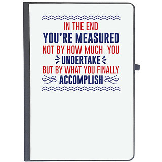                       UDNAG Ruled Notebook Diary 'You are measured undertake accomplish | Donalt Trump', [A5 80Pages 80GSM]                                              