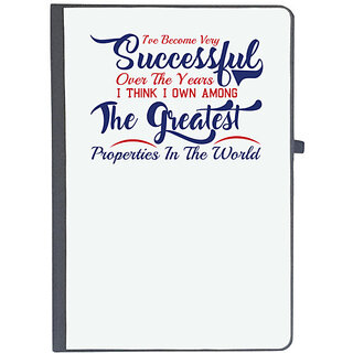                       UDNAG Ruled Notebook Diary 'The greatest property in the world | Donalt Trump', [A5 80Pages 80GSM]                                              