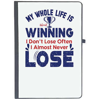                       UDNAG Ruled Notebook Diary 'Winning lose | Donalt Trump', [A5 80Pages 80GSM]                                              