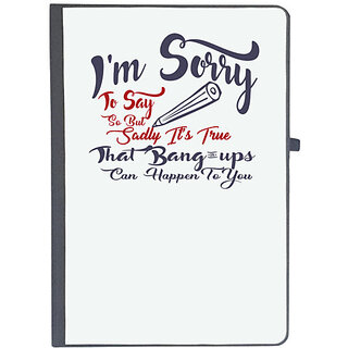                       UDNAG Ruled Notebook Diary 'Im sorry | Dr. Seuss', [A5 80Pages 80GSM]                                              