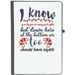                       UDNAG Ruled Notebook Diary 'I know up on the top you are seeing great sights | Dr. Seuss', [A5 80Pages 80GSM]                                              