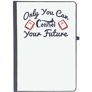                       UDNAG Ruled Notebook Diary 'Only you can control your future | Dr. Seuss', [A5 80Pages 80GSM]                                              
