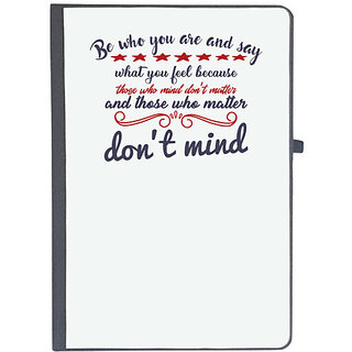                       UDNAG Ruled Notebook Diary 'Dont mind | Dr. Seuss', [A5 80Pages 80GSM]                                              