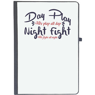                       UDNAG Ruled Notebook Diary 'Day play night fight | Dr. Seuss', [A5 80Pages 80GSM]                                              