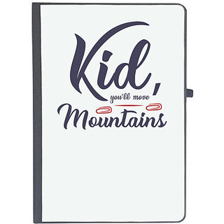                       UDNAG Ruled Notebook Diary 'Kid, you will move mountains | Dr. Seuss', [A5 80Pages 80GSM]                                              