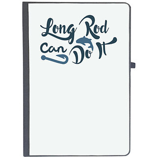                       UDNAG Ruled Notebook Diary 'Fishing | Long Rod can', [A5 80Pages 80GSM]                                              