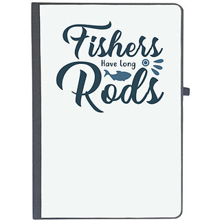                       UDNAG Ruled Notebook Diary 'Fishing | Fishers have long', [A5 80Pages 80GSM]                                              