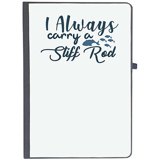                       UDNAG Ruled Notebook Diary 'Fishing | I always carry', [A5 80Pages 80GSM]                                              