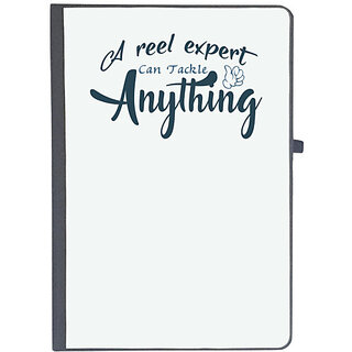                       UDNAG Ruled Notebook Diary 'Fishing | A real expert', [A5 80Pages 80GSM]                                              