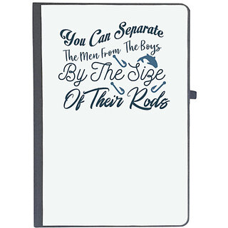                       UDNAG Ruled Notebook Diary 'Fishing | You can separate', [A5 80Pages 80GSM]                                              