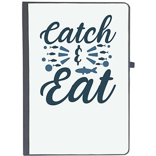                       UDNAG Ruled Notebook Diary 'Fishing | Catch & Eat', [A5 80Pages 80GSM]                                              