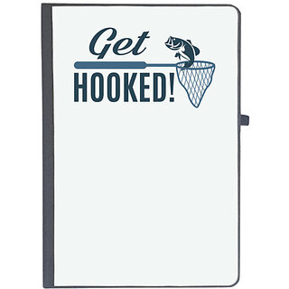                       UDNAG Ruled Notebook Diary 'Fishing | Get Hooked', [A5 80Pages 80GSM]                                              