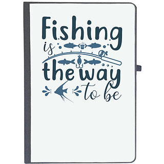                       UDNAG Ruled Notebook Diary 'Fishing | Fishing the way', [A5 80Pages 80GSM]                                              