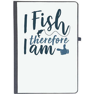                       UDNAG Ruled Notebook Diary 'Fishing | I fish', [A5 80Pages 80GSM]                                              