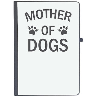                       UDNAG Ruled Notebook Diary 'Dogs | Mother of Dogs', [A5 80Pages 80GSM]                                              