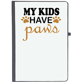                       UDNAG Ruled Notebook Diary 'Dogs | My kids have paws', [A5 80Pages 80GSM]                                              