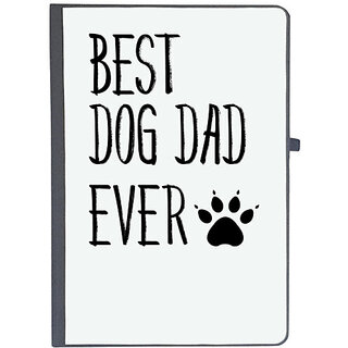                       UDNAG Ruled Notebook Diary 'Dogs | Best dog dad ever', [A5 80Pages 80GSM]                                              