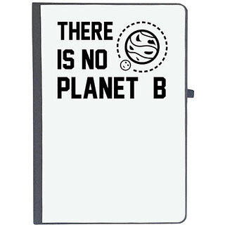                       UDNAG Ruled Notebook Diary 'Plan | There is no planet B', [A5 80Pages 80GSM]                                              