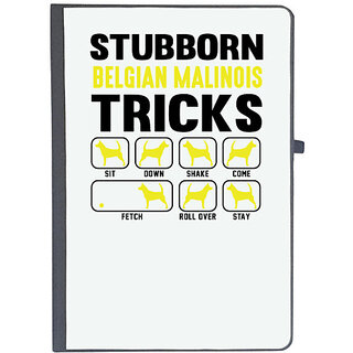                       UDNAG Ruled Notebook Diary 'Dogs | Stubborn traicks', [A5 80Pages 80GSM]                                              