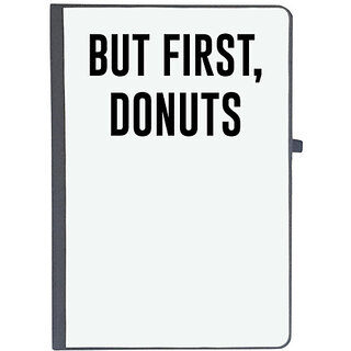                       UDNAG Ruled Notebook Diary 'Dogs | But first donuts', [A5 80Pages 80GSM]                                              