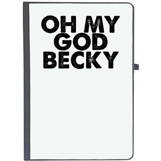                       UDNAG Ruled Notebook Diary 'Becky | oh my  becky', [A5 80Pages 80GSM]                                              