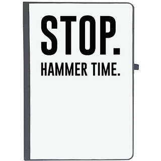                      UDNAG Ruled Notebook Diary 'Time | Stop Hammer time', [A5 80Pages 80GSM]                                              