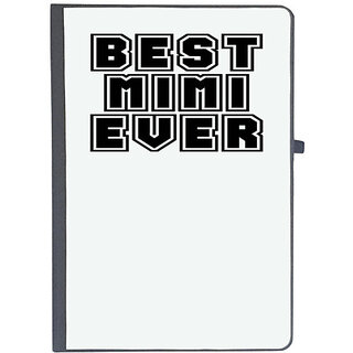                       UDNAG Ruled Notebook Diary 'Mimi | best mimi ever', [A5 80Pages 80GSM]                                              