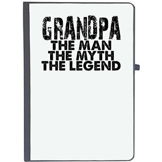                       UDNAG Ruled Notebook Diary 'Grand father | grandpa the man', [A5 80Pages 80GSM]                                              