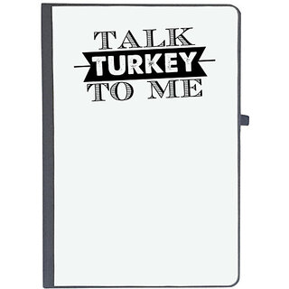                       UDNAG Ruled Notebook Diary 'Turkey | talk turkey to me', [A5 80Pages 80GSM]                                              