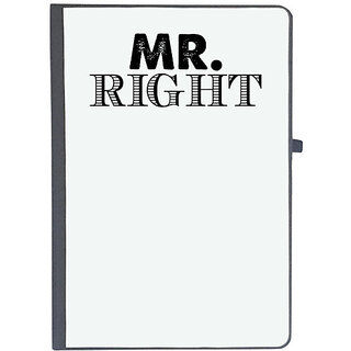                       UDNAG Ruled Notebook Diary 'Couple | mr. right', [A5 80Pages 80GSM]                                              